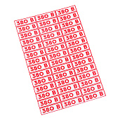 Наклейка знак электробезопасности " 380 В"10*30 мм Rexant 56-0008
