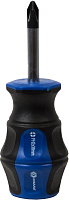 Отвертка крестовая Ultra Grip PH-2х38 мм CR-V, двухкомпонентная рукоятка КОБАЛЬТ 646-393