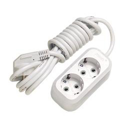 Удлинитель 5 метров 2 гнезда/розетки с заземлением ПВС 3х1 16А 3,5кВт MGP114 Makel Удлинитель 5 метров 2 гнезда/розетки с заземлением ПВС 3х1 16А 3,5кВт MGP114 Makel