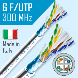 Витая пара экранированная F/UTP кат.6 4x2x0,57 (23 AWG) PVC Серая одножильная внутренняя LAN641 NE CAVEL Витая пара экранированная F/UTP кат.6 4x2x0,57 (23 AWG) PVC Серая одножильная внутренняя LAN641 NE CAVEL
