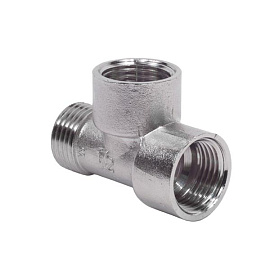 Тройник латунный ВР/ВР/НР Ду20 (3/4") AQUALINK 04521 Тройник латунный ВР/ВР/НР Ду20 (3/4") AQUALINK 04521