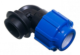 Отвод компрес. комбинир. PN16 ВР 25х3/4" для трубы ПНД Отвод компрес. комбинир. PN16 ВР 25х3/4" для трубы ПНД