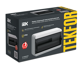 Бокс пластиковый КМПн-18 IP65 навесной TEKFOR черн. прозр. дверь 245х408х153 TF5-KP72-N-18-65-K03-K02 /уп.1шт/ IEK Бокс пластиковый КМПн-18 IP65 навесной TEKFOR черн. прозр. дверь 245х408х153 TF5-KP72-N-18-65-K03-K02 /уп.1шт/ IEK