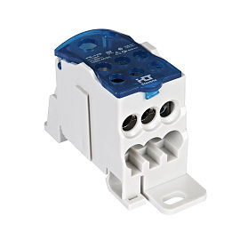 Блок распределительный на DIN-рейку РБ-125 1П 125А (1x35+1x16/6x16) 081-07-02/081-07-002 HLT Блок распределительный на DIN-рейку РБ-125 1П 125А (1x35+1x16/6x16) 081-07-02/081-07-002 HLT