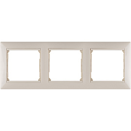 Рамка для розеток и выключателей 3 поста Valena скрытой установки горизонтальная бежевый 774353 Legrand Рамка для розеток и выключателей 3 поста Valena скрытой установки горизонтальная бежевый 774353 Legrand