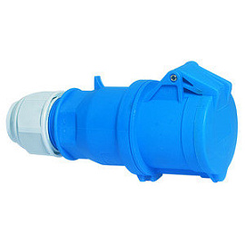 Розетка кабельная 32A 3п(2P+PE) 6ч, 230В, IP44 Quick-Connect Bals 3138 Розетка кабельная 32A 3п(2P+PE) 6ч, 230В, IP44 Quick-Connect Bals 3138