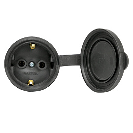 Розетка кабельная переносная с защитной крышкой каучуковая 230В, 2P+PE, 16A, IP44 EKF МАРС RPS-012-16-230-44 Розетка кабельная переносная с защитной крышкой каучуковая 230В, 2P+PE, 16A, IP44 EKF МАРС RPS-012-16-230-44