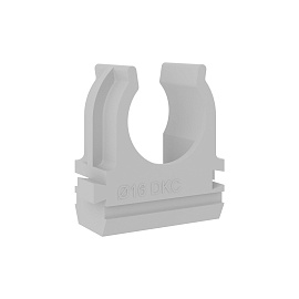 Держатель с защелкой, диаметр  16мм код 51016 DKC Держатель с защелкой, диаметр  16мм код 51016 DKC