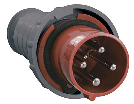 Вилка кабельная силовая 034 3Р+РЕ 63А 380В переносная IP54 (PSR02-063-4) IEK Вилка кабельная силовая 034 3Р+РЕ 63А 380В переносная IP54 (PSR02-063-4) IEK