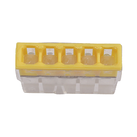 Клемма СМК 5 проводников 0,5-2,5 мм.кв 773-515 с пастой NVO303020100010 Turmalion Клемма СМК 5 проводников 0,5-2,5 мм.кв 773-515 с пастой NVO303020100010 Turmalion