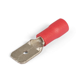 Разъем плоский РПИ-П 1,5-(6,3)  100шт. 49614 КВТ Разъем плоский РПИ-П 1,5-(6,3)  100шт. 49614 КВТ