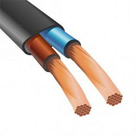 Провод ШВВП 2х0,5 черный Дмитров-Кабель Провод ШВВП 2х0,5 черный Дмитров-Кабель