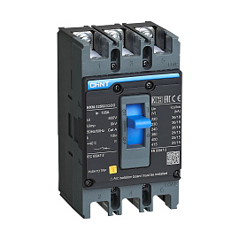 Выключатель автоматический 100А 3П трехполюсный NXM-125S 25kA тип AC 131362 CHINT Выключатель автоматический 100А 3П трехполюсный NXM-125S 25kA тип AC 131362 CHINT