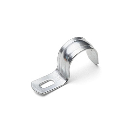 Скоба металлическая оцинкованная однолапковая СМО 19-20 мм. Fortisflex 49120 Скоба металлическая оцинкованная однолапковая СМО 19-20 мм. Fortisflex 49120