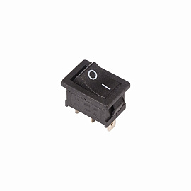 Выключатель клавишный 250V 6А (3с) ON-ON черный Mini (RWB-202, SC-768) 36-2130 REXANT Выключатель клавишный 250V 6А (3с) ON-ON черный Mini (RWB-202, SC-768) 36-2130 REXANT