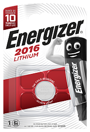 Батарейка (элемент питания) литиевые CR2016 BP1 Lithium 21129 Energizer Батарейка (элемент питания) литиевые CR2016 BP1 Lithium 21129 Energizer
