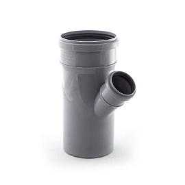 Тройник канализационный 110/50 угол 45 РосТурПласт 11433/36573 Тройник канализационный 110/50 угол 45 РосТурПласт 11433/36573