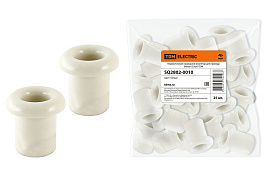 Изолятор керамический проходной для ретро провода белый (25шт) (SQ2802-0010) TDM Изолятор керамический проходной для ретро провода белый (25шт) (SQ2802-0010) TDM