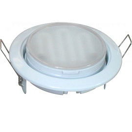 Светильник встраиваемый H4 220V GX53 белый 38х106 /FW53H4ECB/ ECOLA Светильник встраиваемый H4 220V GX53 белый 38х106 /FW53H4ECB/ ECOLA