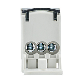 Блок распределительный (КРОСС)  крепеж на монтажную панель и DIN рейку КБР-80A EKF Блок распределительный (КРОСС)  крепеж на монтажную панель и DIN рейку КБР-80A EKF