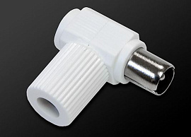 TV-Штекер IEC-штекер уголковый "папа" LANS FS18WL TV-Штекер IEC-штекер уголковый "папа" LANS FS18WL