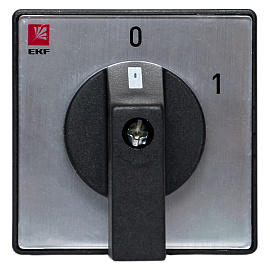 Кулачковый переключатель ПК-1-22 10А 2P "1-0-2" (pk-1-22-10) EKF Кулачковый переключатель ПК-1-22 10А 2P "1-0-2" (pk-1-22-10) EKF