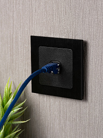 Розетка RJ45 компьютерная Стокгольм скрытой установки механизм черный EZK01-035-10 EKF PROxima Розетка RJ45 компьютерная Стокгольм скрытой установки механизм черный EZK01-035-10 EKF PROxima