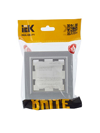 Рамка одноместная IP44 РУ-1-БрА-44 алюминий BRITE  BR-M12-44-K47 IEK Рамка одноместная IP44 РУ-1-БрА-44 алюминий BRITE  BR-M12-44-K47 IEK