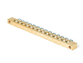 Шина PEN "земля-ноль" 6*9мм 14/2 (14групп/креп по краям) 081-09-28/081-09-028 HLT Шина PEN "земля-ноль" 6*9мм 14/2 (14групп/креп по краям) 081-09-28/081-09-028 HLT