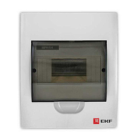 Бокс пластиковый ЩРН-П- 4 IP41 навесной PROxima pb40-n-4 EKF Бокс пластиковый ЩРН-П- 4 IP41 навесной PROxima pb40-n-4 EKF