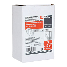 Кулачковый переключатель ПК-1-11 25А 1P "0-1" EKF PROxima Кулачковый переключатель ПК-1-11 25А 1P "0-1" EKF PROxima