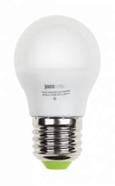 Лампа светодиодная    5Вт Е27 G45 4000К 400Лм матовая 220В Шар PLED-ECO .1036988A Jazzway Лампа светодиодная    5Вт Е27 G45 4000К 400Лм матовая 220В Шар PLED-ECO .1036988A Jazzway