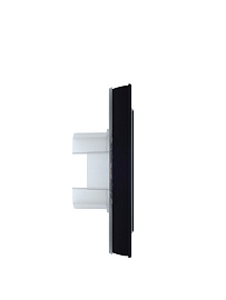 Рамка 2-местная IP44 РУ-2-БрЧ-44 черный BR-M22-44-K02 BRITE  IEK Рамка 2-местная IP44 РУ-2-БрЧ-44 черный BR-M22-44-K02 BRITE  IEK