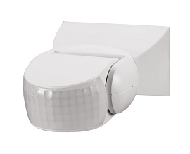 Датчик движения DD-02 настенный 180°, 1200Вт, 10-900с, 12м, 3-2000Лк, IP65, цвет белый düwi 25831 5 Датчик движения DD-02 настенный 180°, 1200Вт, 10-900с, 12м, 3-2000Лк, IP65, цвет белый düwi 25831 5