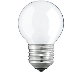 Лампа накаливания декоративная шар 60Вт Е27 матовая P-45 230В frosted 871150003321550 PHILIPS Лампа накаливания декоративная шар 60Вт Е27 матовая P-45 230В frosted 871150003321550 PHILIPS