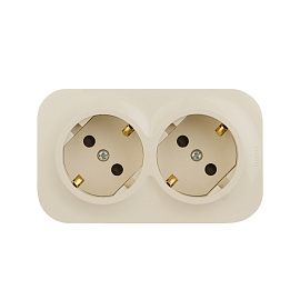 Блок розеточный Quteo 2 x 2К+З со шторками 16A - 250В~ IP20 слоновая кость 782267 Legrand Блок розеточный Quteo 2 x 2К+З со шторками 16A - 250В~ IP20 слоновая кость 782267 Legrand