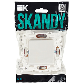 Выключатель 1-клавишный перекрестный 10А SK-V03W арктический белый SKANDY SK-V13-0-10-K01 IEK Выключатель 1-клавишный перекрестный 10А SK-V03W арктический белый SKANDY SK-V13-0-10-K01 IEK