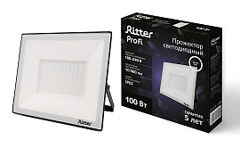 Прожектор светодиодный 100Вт PROFI 4000К 10000Лм IP65 53419 2 Ritter Прожектор светодиодный 100Вт PROFI 4000К 10000Лм IP65 53419 2 Ritter