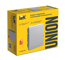 Бокс пластиковый ЩРВ-П-18 IP41 встраив. UNION Compact бел. дв. 290х236х103 UIC-KP13-V-18-41-K01 /уп.4шт/ IEK Бокс пластиковый ЩРВ-П-18 IP41 встраив. UNION Compact бел. дв. 290х236х103 UIC-KP13-V-18-41-K01 /уп.4шт/ IEK