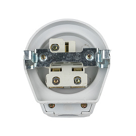 Разъем РШ-ВШ 32А 250В 2P+PE (СУ) пластиковый белый AS-250-H-02 EKF Proxima Разъем РШ-ВШ 32А 250В 2P+PE (СУ) пластиковый белый AS-250-H-02 EKF Proxima