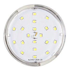 Лампа светодиодная 6 Вт GX53 3000К 510Лм прозрачная 220В таблетка PLED- ECO теплый .285197 .2851970 JazzWay Лампа светодиодная 6 Вт GX53 3000К 510Лм прозрачная 220В таблетка PLED- ECO теплый .285197 .2851970 JazzWay