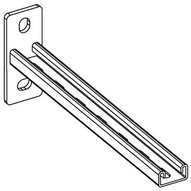 Кронштейн одиночный DBM, 41х21 мм, основание  200 код BBP2120 DKC Кронштейн одиночный DBM, 41х21 мм, основание  200 код BBP2120 DKC