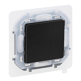 Переключатель одноклавишный INSPIRIA скрытой установки IP44 10A проходной 250В схема 6 антрацит 673673 Legrand Переключатель одноклавишный INSPIRIA скрытой установки IP44 10A проходной 250В схема 6 антрацит 673673 Legrand