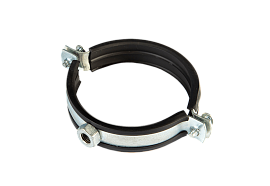 Хомут трубный с рез.профилем (74-80мм) 2 1/2" M10 ZN Хомут трубный с рез.профилем (74-80мм) 2 1/2" M10 ZN