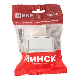 Выключатель двухклавишный Минск открытой установки 10А белый EGV10-023-10 EKF Выключатель двухклавишный Минск открытой установки 10А белый EGV10-023-10 EKF