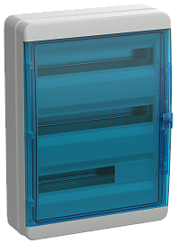 Корпус пластиковый КМПн-54 IP65 синяя прозрачная дверь TEKFOR TF5-KP72-N-54-65-K03-K07 IEK Корпус пластиковый КМПн-54 IP65 синяя прозрачная дверь TEKFOR TF5-KP72-N-54-65-K03-K07 IEK
