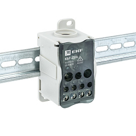 Блок распределительный (КРОСС) крепеж на монтажную панель и DIN рейку  КБР-250 A (plc-kbr250) EKF Блок распределительный (КРОСС) крепеж на монтажную панель и DIN рейку  КБР-250 A (plc-kbr250) EKF