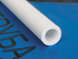 Труба PPR полипропилен (горячая и холодная вода)  50х8,3, PN20 SDR6, L 4м белый, РосТурПласт  10311 Труба PPR полипропилен (горячая и холодная вода)  50х8,3, PN20 SDR6, L 4м белый, РосТурПласт  10311