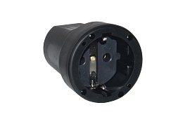 Розетка переносная РА16-005 16А, 250В, каучук Розетка переносная РА16-005 16А, 250В, каучук