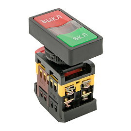 Кнопка управления AS-22N "Пуск-Стоп" прямоугольная 220В NO+NC pbn-as-rec EKF Кнопка управления AS-22N "Пуск-Стоп" прямоугольная 220В NO+NC pbn-as-rec EKF